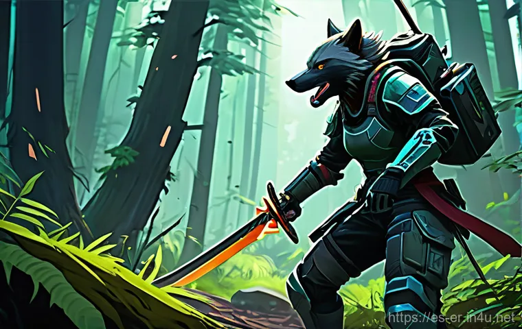 이터널리턴 PvE 팁 - **Dynamic PvE Combat: Forest Encounter**
An Eternal Return character, portrayed in a vibrant ani...