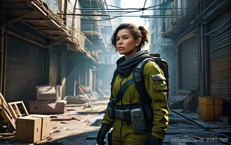 이터널리턴 신규 지역 루트 확인 - **Prompt:** A young, agile female character, perhaps a skilled explorer or combatant, dressed in pra...