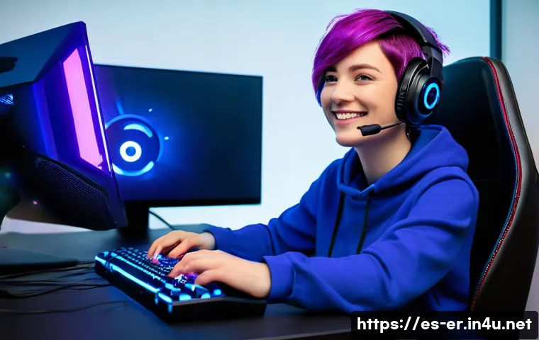 이터널리턴 게임 외적 수익 창출 - **Prompt for a Gaming Streamer:** "A vibrant, realistic, high-definition image of a young adult fema...