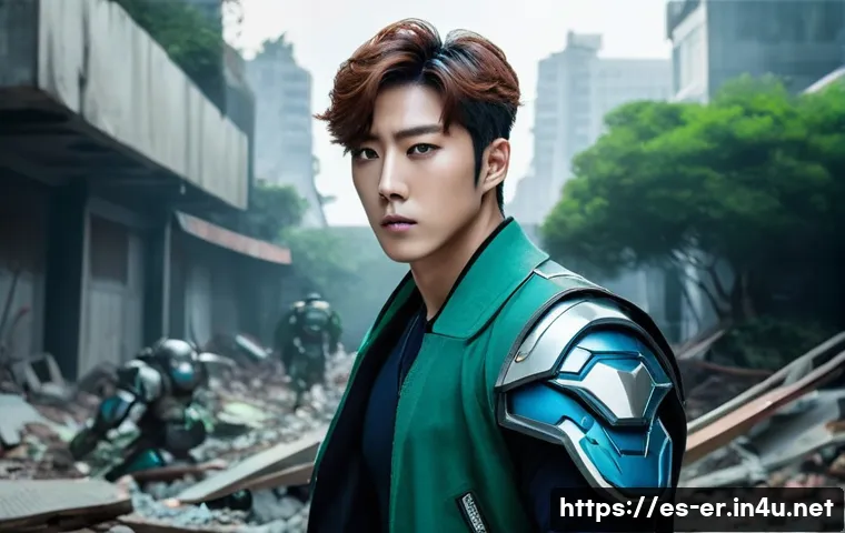 이터널리턴 신규 패치 노트 분석 - **Prompt for Hyunwoo (Buffed Aggressive Threat):**
"A powerful and muscular Hyunwoo, a character...