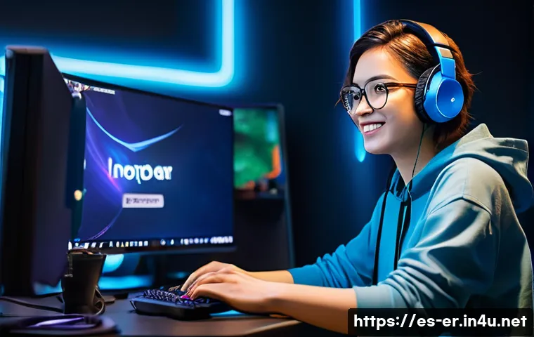 이터널리턴 스트리머 지원 프로그램 - **Prompt:** A young adult streamer, male or female, with an enthusiastic and confident expression, s...