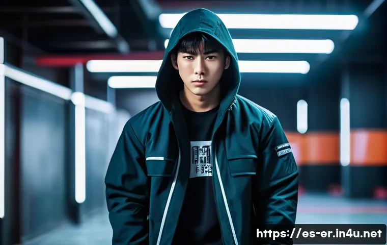 이터널리턴 캐릭터 비주얼 티어 - **"A powerful and robust male character, similar to Hyunwoo from Eternal Return, stands confidently ...